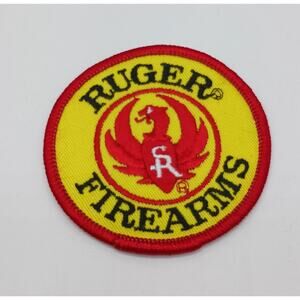 Ruger Firearms Patch Red & Yellow Hunting